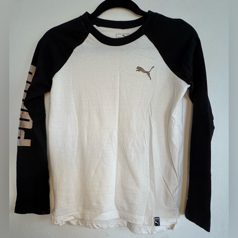Puma Boys Long Sleeve Tee (Size M)